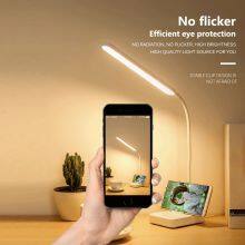 LED Desk Lamp 3 Mode Color Lighting Adjustabale Brightness Rechargeable USB LED Reading Lamp Eye Protection Study Light thumbnail-3