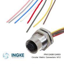 INGKE, FPM12A08I12AR03,Circular Metric Connectors M12, Cable Assembly