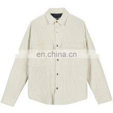 2021 New Wholesale Customized Logo Men Stand Collar Cotton Polyester Sport Jacket thumbnail-5