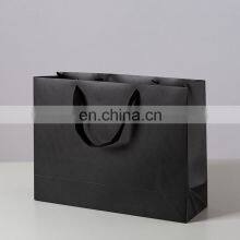 New Extra Small Matte Black Gift Paper Bag Gift Bags High Quality Custom thumbnail-2