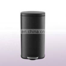 Modern Anti-slip 12L Garbage Bins Indoor Outdoor Trash Bin Powder Coating Soft Closing Strength Pedal Trash Bin