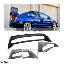 ABS Primer Painted Back Single-Layer sports wing For Rear spoiler