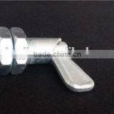 02408 Spring Pin Latch Door Bolt Locking Pin With Nuts thumbnail-3