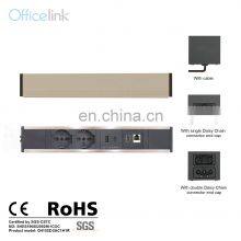 EU Desk Socket With Data Outlets and USB A&C Charger