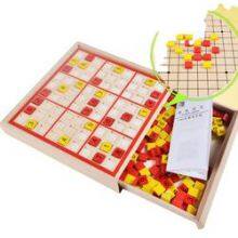 Intelligence Wooden Table Game Chess Cube Math Learning Educational Toy thumbnail-1