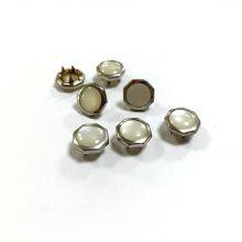 HLD Factory Wholesale Color BRASS&SS 16L 18L Pearl Prong Snap Button for Clothes thumbnail-1