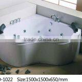 Factory Supplier Freestanding ABS Combo Whirlpool Massage Bathtub thumbnail-1