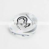 Wholesale Clear Round Acrylic Plexiglass Stamp Block Display, Acrylic Signage