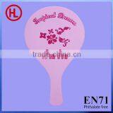 Barbie Pink Outdoor Game Mini Wooden Carbon Beach Racket With Beach Ball for Kids Wholesale