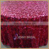 SQN74 Best Price Gorgeous Raspberry Beaded Table Clothes Wedding Quality Choice thumbnail-3