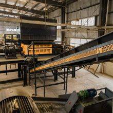 Leather Shredder Polyester Nylon Fabric Strips Carpet Double Shaft Shredder thumbnail-1