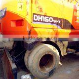 Original Korean Doosan DH150-7 Wheel Excavator Sell in Shanghai,look for Agent of Excavator thumbnail-3