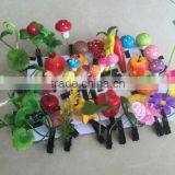 2015 Most Fashion Wholesale Cheap Customized Cute Alligator Green Bean Sprout Hair Pin thumbnail-3