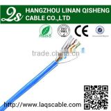 Qisheng lan cable factory best price ftp cat6 lan cable cat6,cat5, stp, CCA conductor.