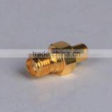 Gold Plated MCX Female to SMA Female Coaxial Adapter thumbnail-2