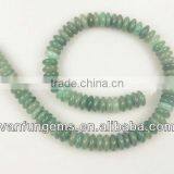 Gemstone Green Aventurine Rondelle Beads for Jewelry thumbnail-1