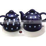 Enamel Kettle Set/ Ceramic LED Electric Kettle/ White High Quality Teapot Set/ 2015 New Design thumbnail-4