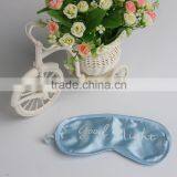 Wholesale Custom Sky Blue Sleeping Mask With Printing