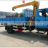 Dongfeng cargo truck with crane , cargo crane truck