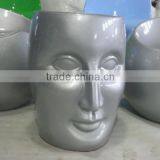 Art Studio Stylish Decoration Fiberglass Face Stool thumbnail-5