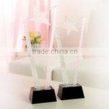 New Decoration Pretty Promotional Crystal Trophy Parts