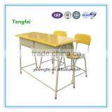 Wooden Werzalit Student Double Desk And Chair Set for Primary Student TF-8506 thumbnail-2