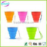 Silicone Drinking Cup/silicone Folding Cup/silicone Collapsible Cup