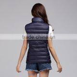 Womens' Warm up Jacket High Collar Vest Sleeveless Jacket for Women thumbnail-2