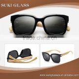 Plastic Sunglasses Wood Arm Sunglass Bamboo Eyeglasses thumbnail-1