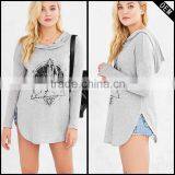 Fashion Long Sleeves Girls t Shirt for Sale With Hoodies Made in China Quality Choice