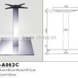 HS-A062C Square 201#stainless Steel Table Leg Square Tube Table Leg Metal Coffee Table Legs thumbnail-2