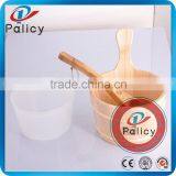 Sauna Bucket With Wooden Spoon Sauna Accessories for Sauna Room thumbnail-1