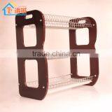 Living Room Furniture 3 Tiers Wooden Dish Rack With Utensil Holder and Cup Holder Quality Choice thumbnail-2