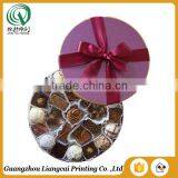 Divided Printed Custom Logo Chocolate Packaging Round Boxes Round Candy Paper Box thumbnail-1