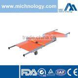 Heavy Duty Aluminum Alloy Folding Stretcher With Wheels thumbnail-1