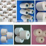 Virgin 100 AA Grade Polyester Ring Spun Yarn Raw White 30s,40s ,50s thumbnail-1