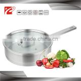New product stainless steel square pizza fry pan