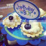 3 Tier Cake Stand Cupcake Stand For Happy Birthday Cake thumbnail-2