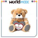Wholesale Products Cartoon Heart Bear Plush Toy thumbnail-2