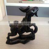 Obsidian Sheep Figurine Chinese Zodiac Animal Carvings thumbnail-2