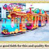 Most Attractive for Kids Elephant Train Track 14seats for Sale thumbnail-1