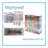 Promotional plastic 48 pcs color gel pen sets (12pcs/pack 4pack/set)                        
                                                Quality Choice