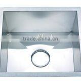 UnderMount Stainless Steel Single Bowl Kitchen Sink 4540C thumbnail-1