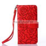 Lady Favorite Handheld Stand Fashion Rose Leather Phone Cover for Iphone 6/ 6 Plus With Lanyard thumbnail-3