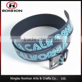 Cheap Customized Print PU Leather Belt, Youth Waist Belt