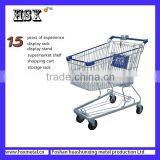 Yiwu Folding Shopping Trolley Use in Supermarket HSX-1307 thumbnail-4