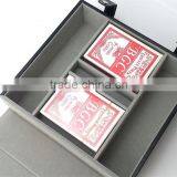 Customized Leather Storage Bag for Poker Game Amusing Entertainment Equipment