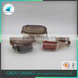 New Hot Microwaveable Food Storage Container Glass thumbnail-4