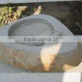 Garden Basin With Tortoise Carving