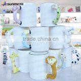 Lovely 11oz Sublimation Animal Mug With Horse Handle thumbnail-6